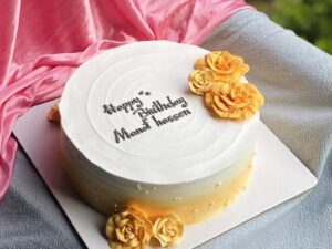 Yellow Vanilla Birthday Cake 1 Pound
