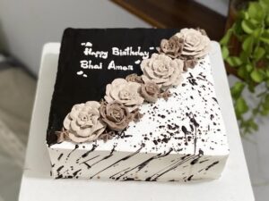 Premium Chocolate Cream Birthday Cake